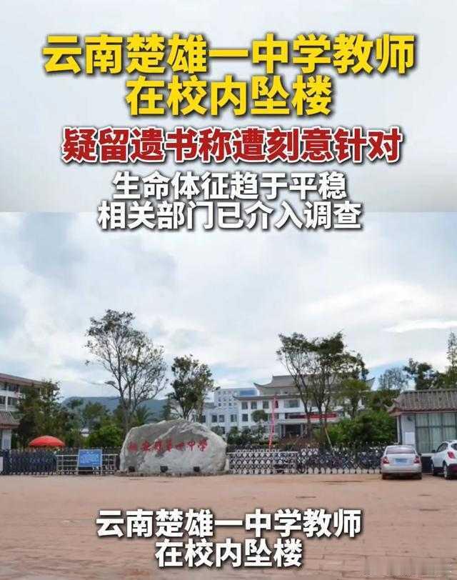 教体局回应一教师留遗书校内坠楼这老师处理问题的方式太简单，太极端了。不行打一架