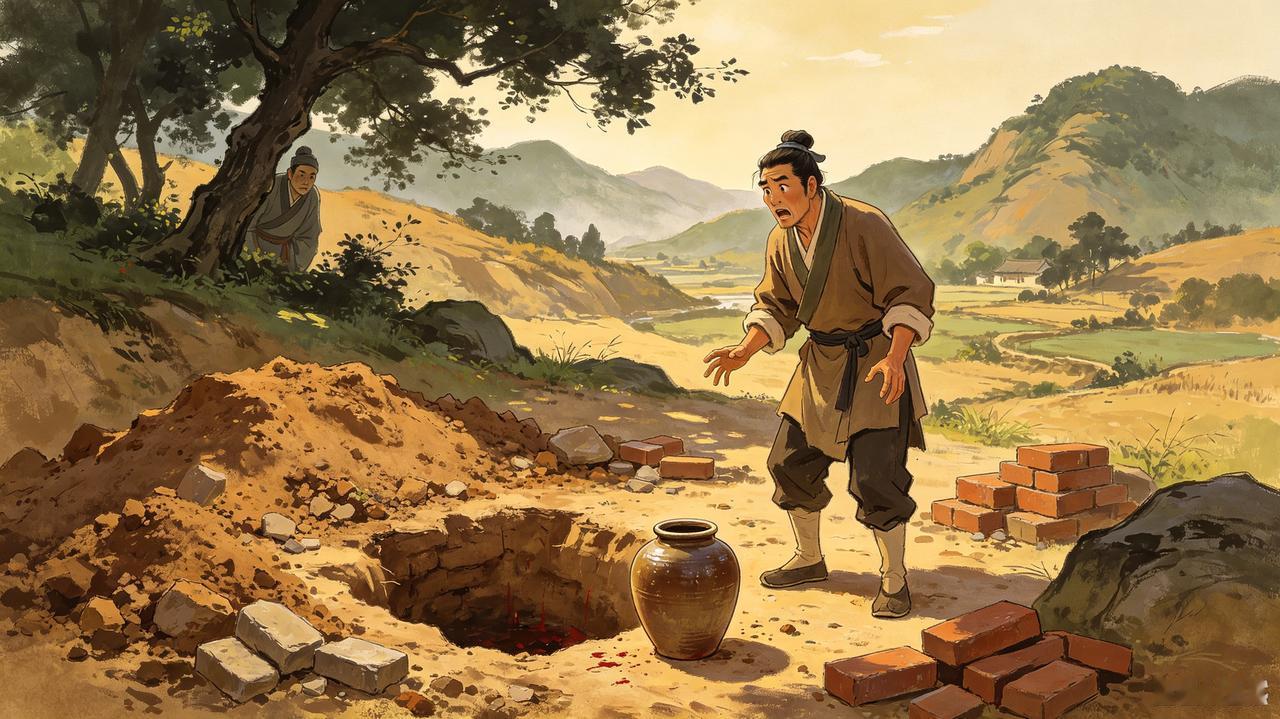 北宋仁宗年间，贵溪有个姓何的农夫。一日，他在山上取土时，意外挖开一座古墓，墓中