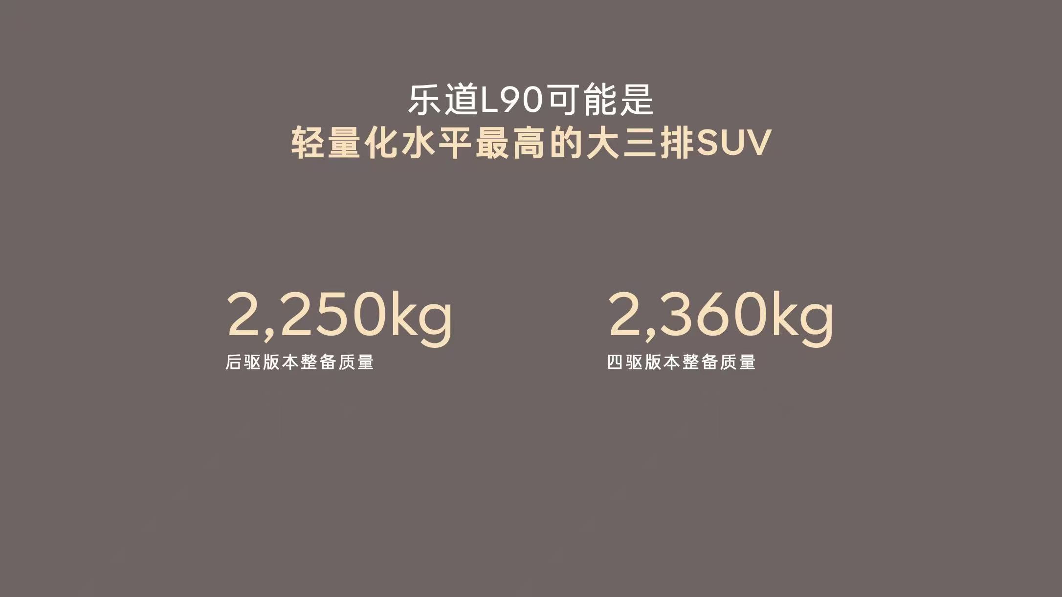 分享一组很有趣的图片，图一可以看出从腾势N9惊人的3.13吨，到乐道L90的2.