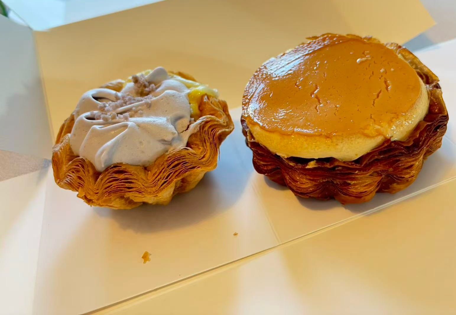 超级酥脆的蛋挞，国内的东西就是好吃。晚安玛卡巴卡​
