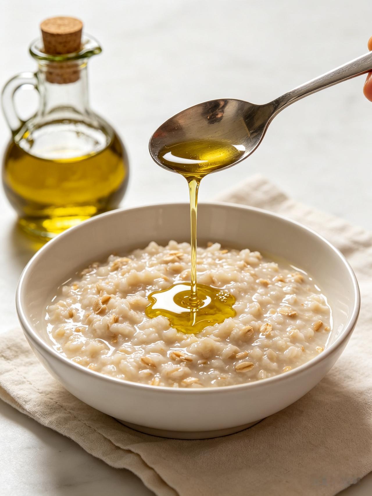 橄榄油别瞎吃！这样吃才健康又控糖橄榄油最适合凉拌、淋菜，别高温爆炒。冲燕麦