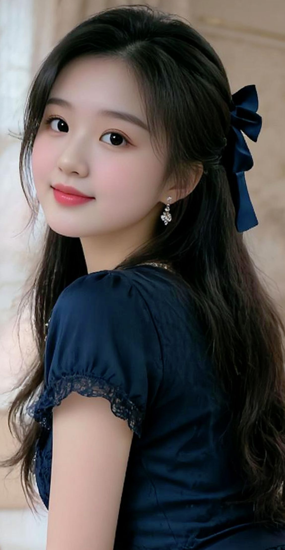 黑蕾丝小姐姐微笑而已<i...