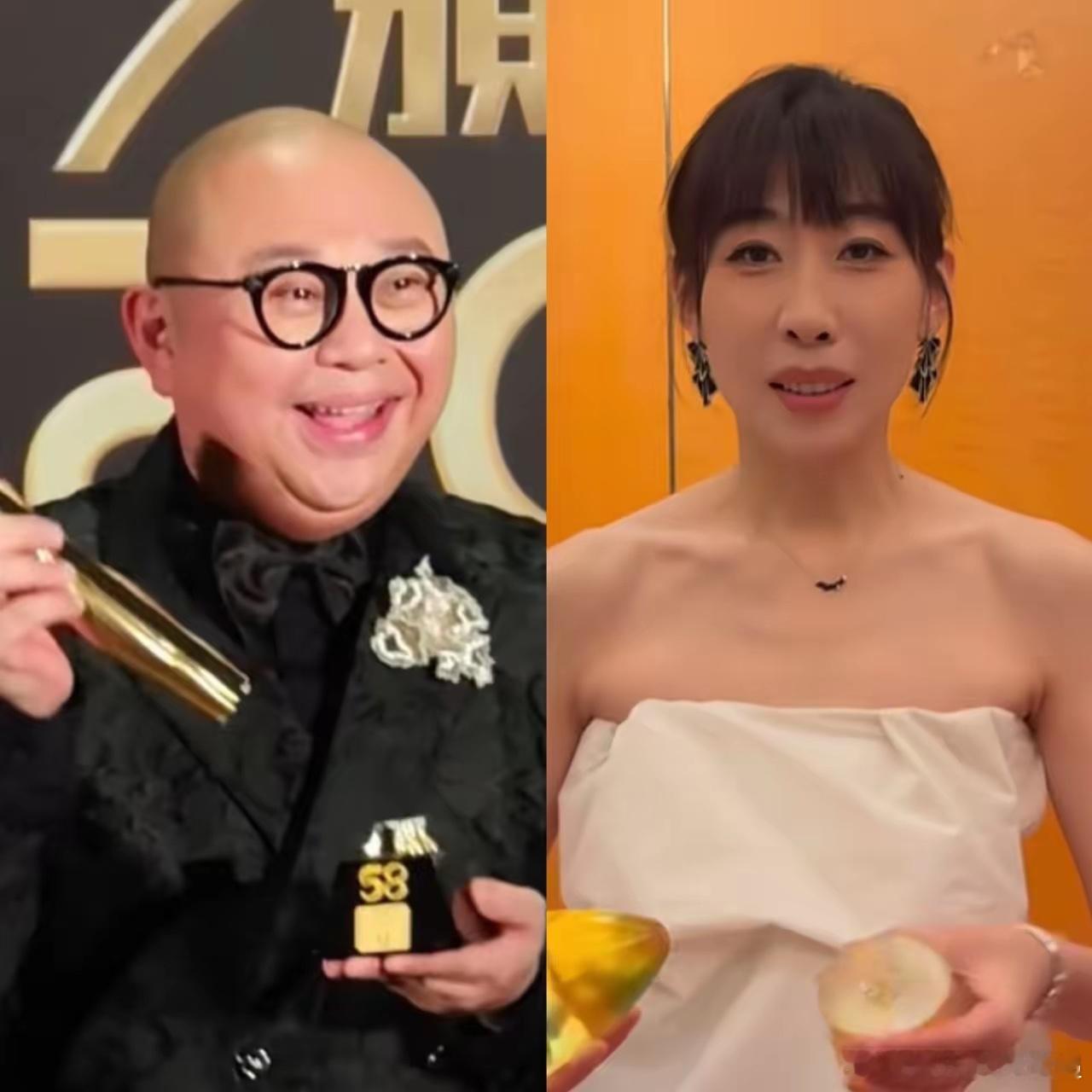 TVB颁奖典礼现场，最好笑的一幕出现了！新晋“最佳男主持”林盛斌（Bob），在台