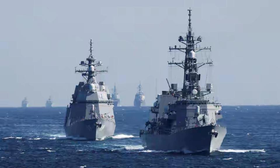 小鬼子这是“秀肌肉”吗？11月15日，中国盐城海事局刚刚发布11月17-19日在