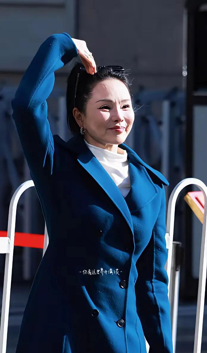 伊能静咋回事，撞脸大S母亲黄春梅，脸部浮肿，笑容僵硬，大括号也很明显，其实她只比