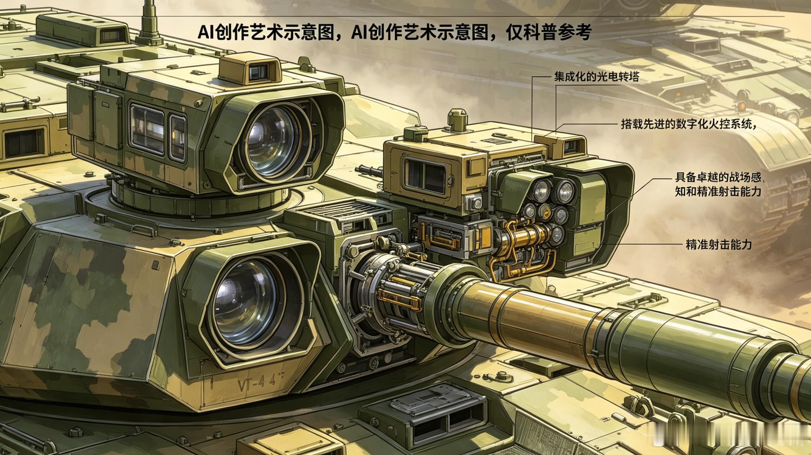 作为巴基斯坦陆军目前最先进的主力装甲平台，国产VT-4坦克在巴军中正式定名“海德