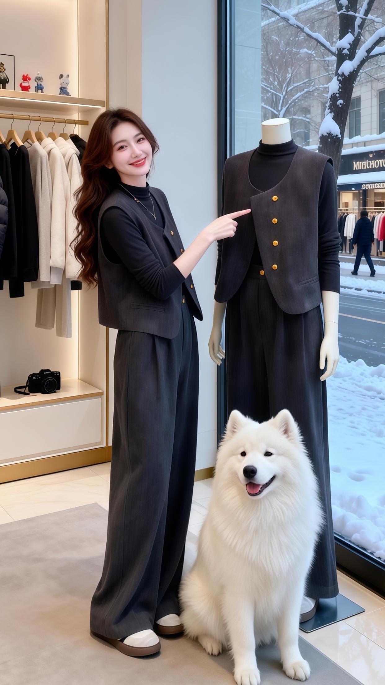 气质女神穿搭精致穿搭优雅气质女神范显瘦套装穿搭