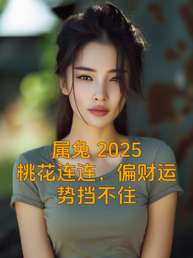 属兔2025：桃花连连，偏财运势挡不住