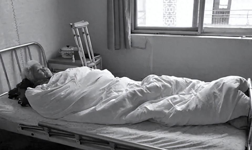 1996年，一个寒冬的傍晚，南京市郊老干部医院病房的灯光昏黄。一个瘦削的老人