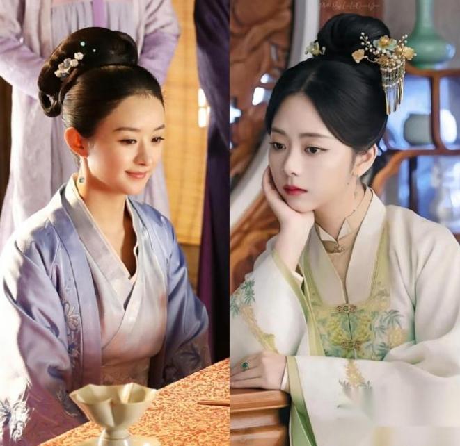 赵丽颖谭松韵实绩！赵丽颖和谭松韵依旧不是同一级别的女演员，赵丽颖是流量和实绩双