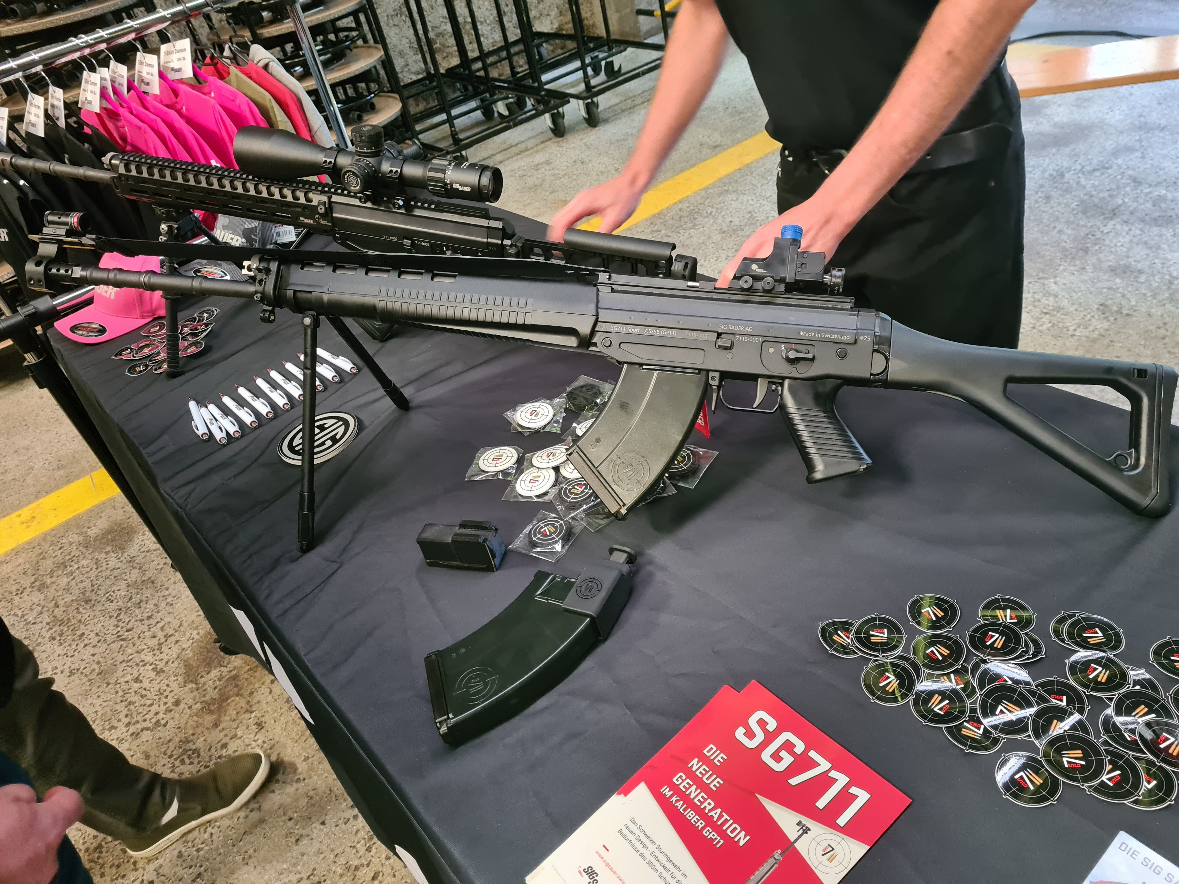 7.5x55mm口径SIGSG711步枪​​​