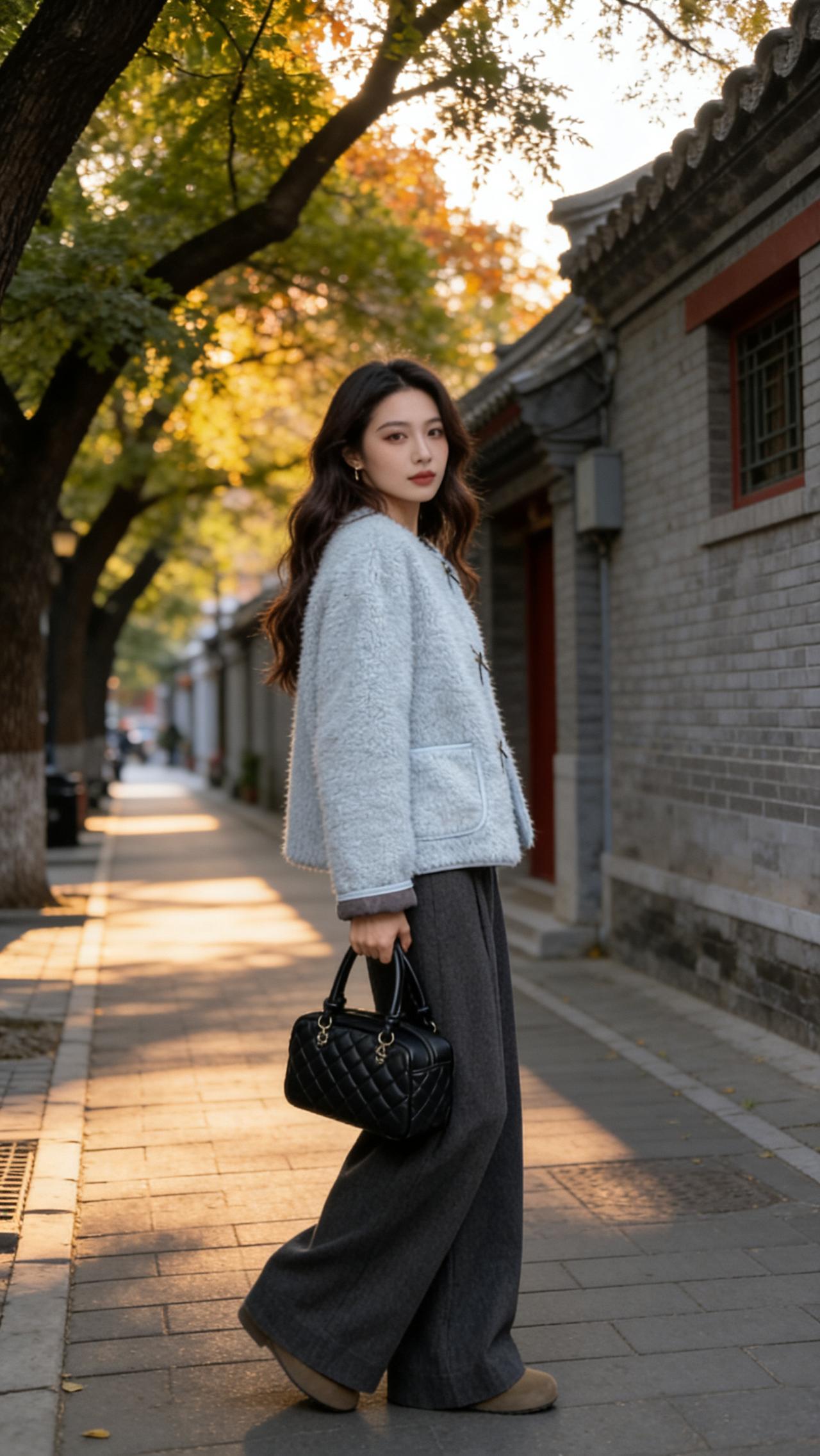 简约时尚风满满的松弛感外套时尚舒适