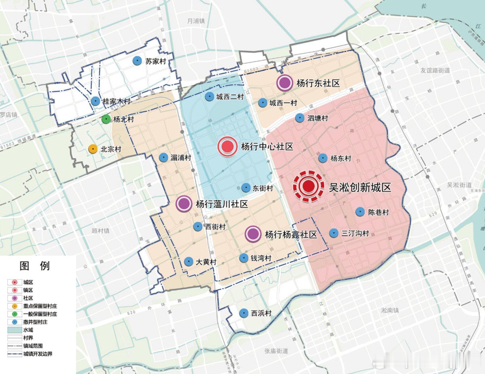 万科销售在上海宝山杨行-【城市发展】  杨行没有统一清晰的镇区规划，东...