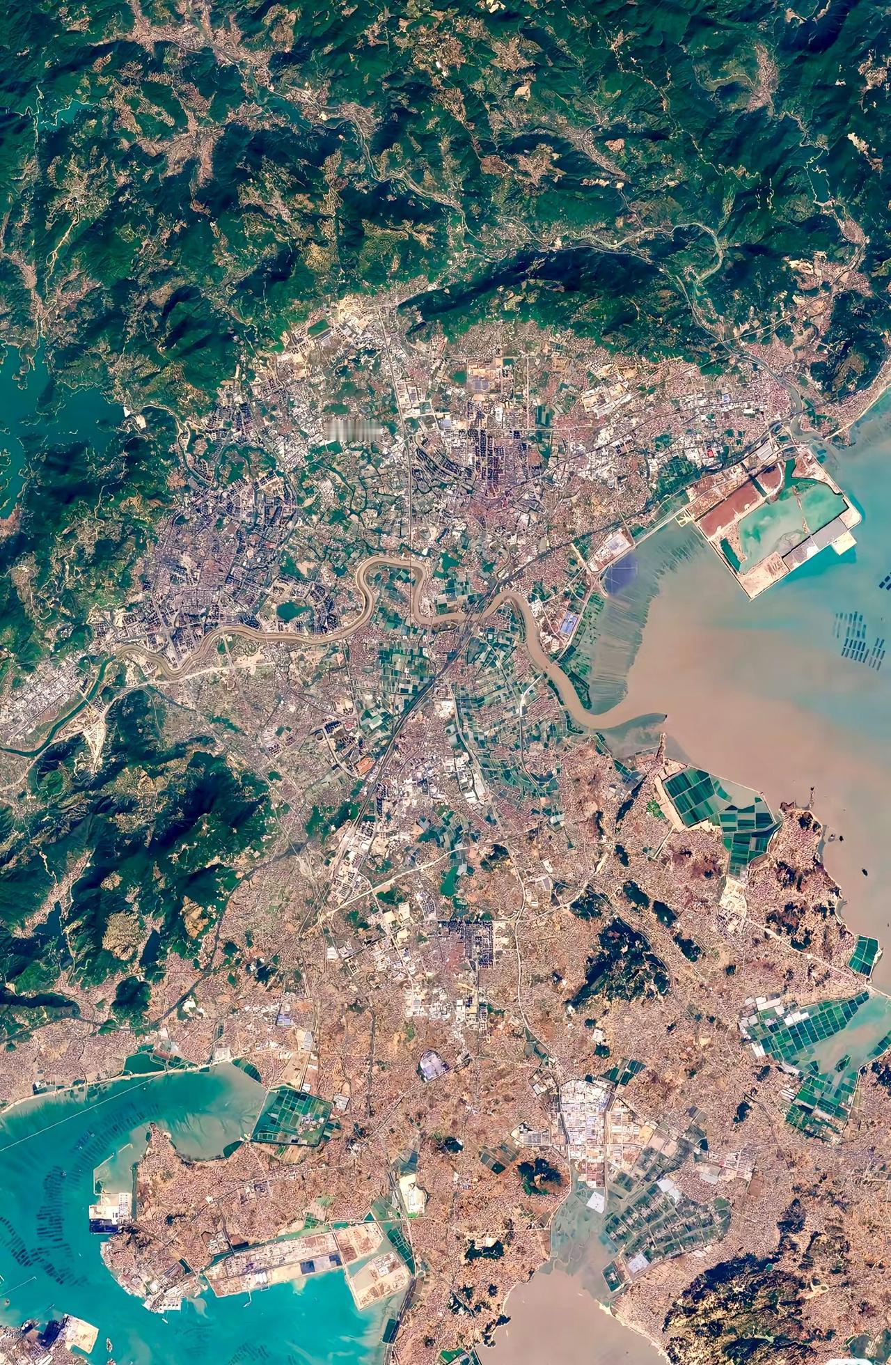 福建省莆田市高清卫星图