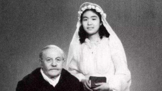 1952年，一位28岁的北京名媛，执意要嫁给82岁的法国医生，婚后8年丈夫去世，