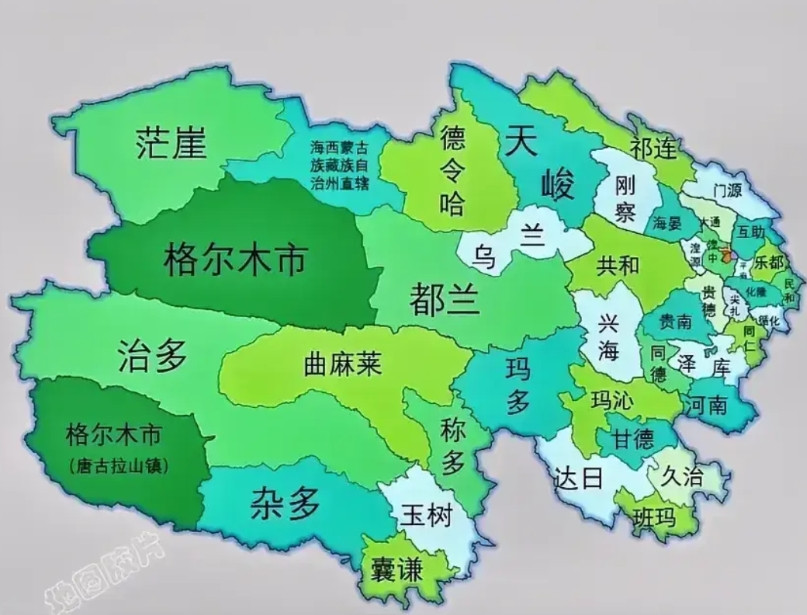 西藏青海内蒙古和新疆对比西藏的面积120万平方千米，青海面积为72万平方公里，