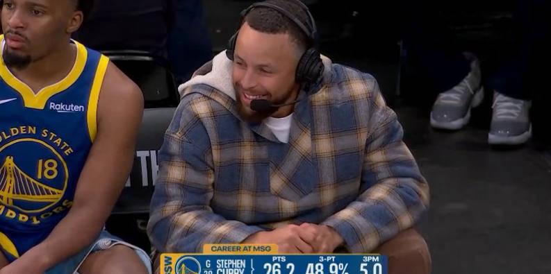 勇士队危，急需要库里回归！勇士打老鹰，三节战罢，勇士直接被打崩。81-102