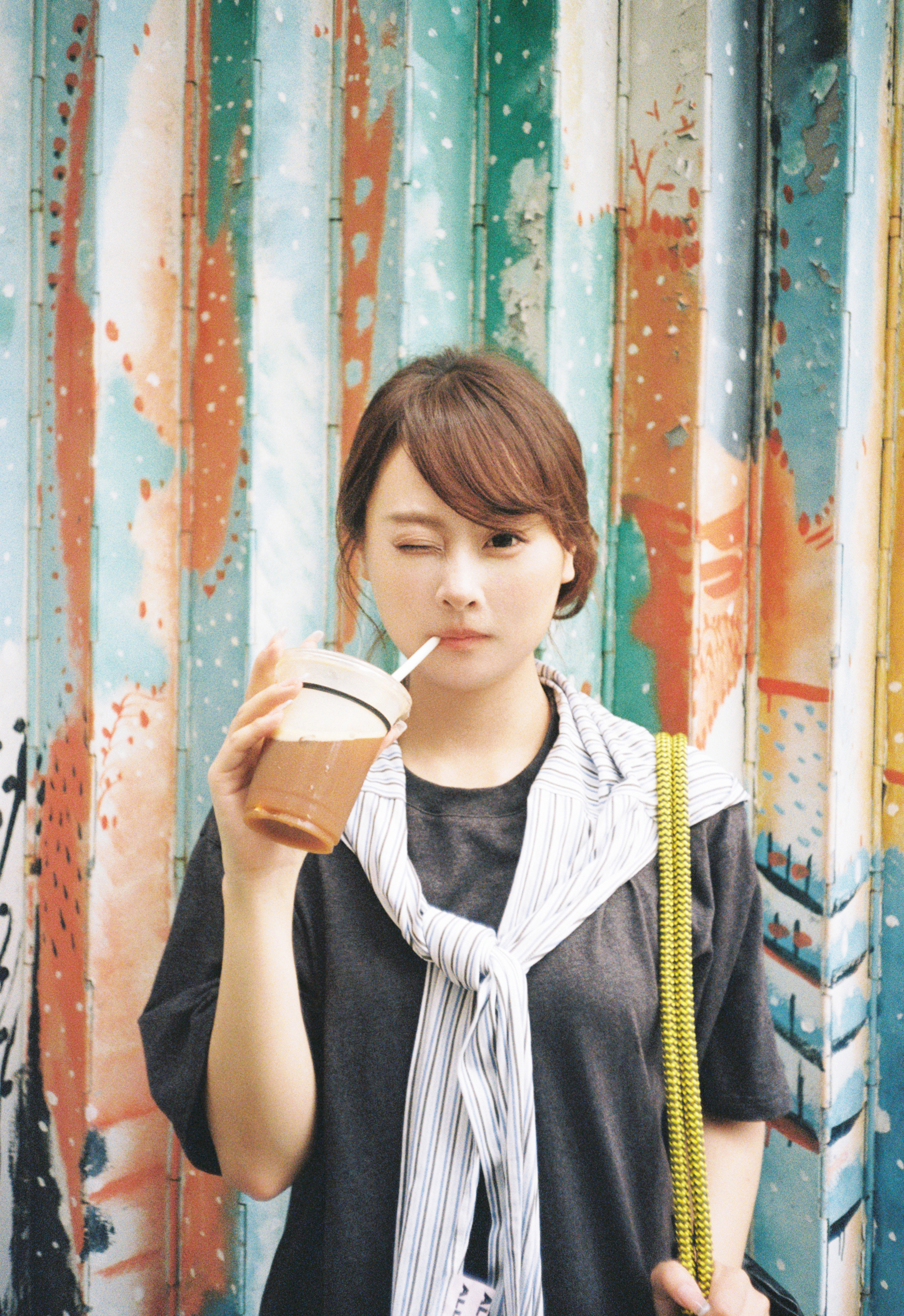 和阿笛在长洲岛！好幸福！阴天也很彩色！-分享一组香港的漂亮客片💖