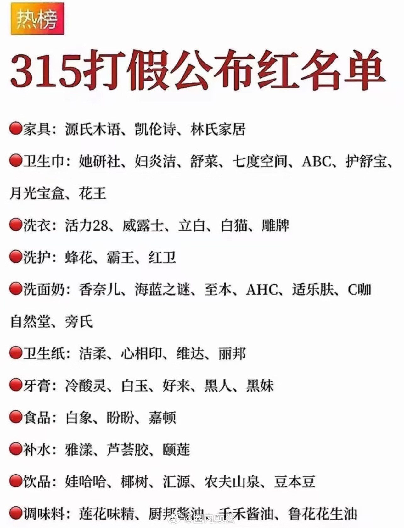 315打假红名单来了这个应该算是相对良心的企业315名单