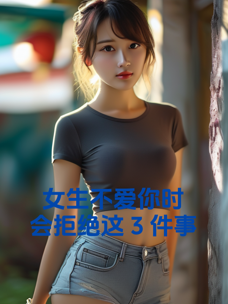 女生不爱你时，会拒绝这3件事