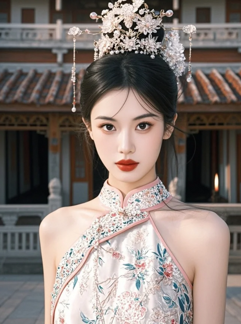 当泉州古厝遇见中式美人｜这张写真把东方韵味拍到了极致