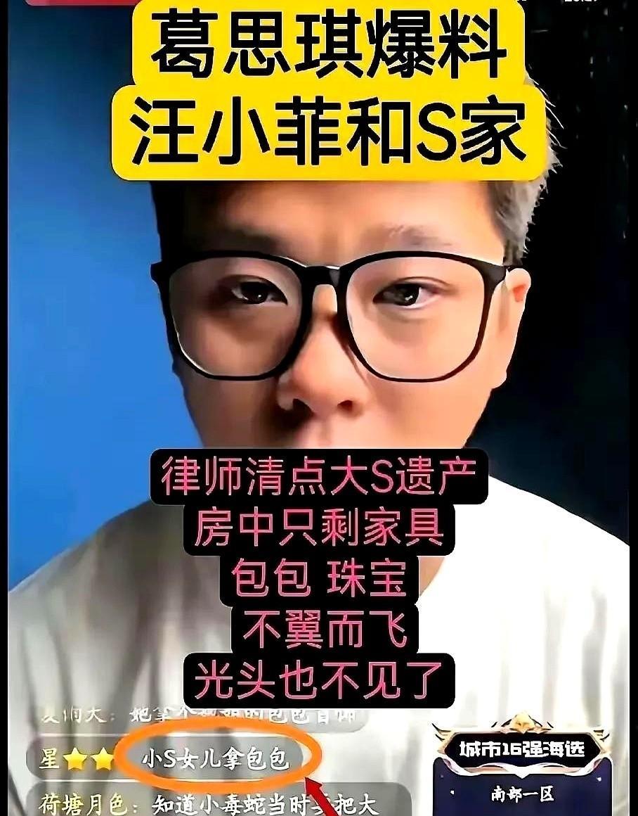 2025年，汪小菲事件引发热议。网友质疑他为何不选择报警处理偷窃事件，而是让葛斯
