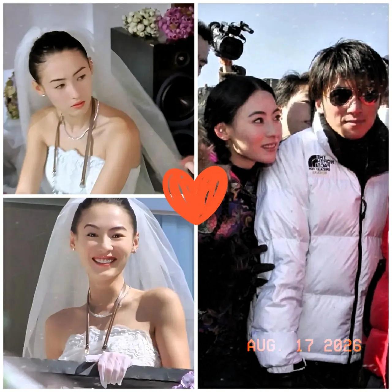 张柏芝结婚时26岁，爱的时候，谁不渴望婚姻，那天她笑靥如花，以为谢霆锋是她的