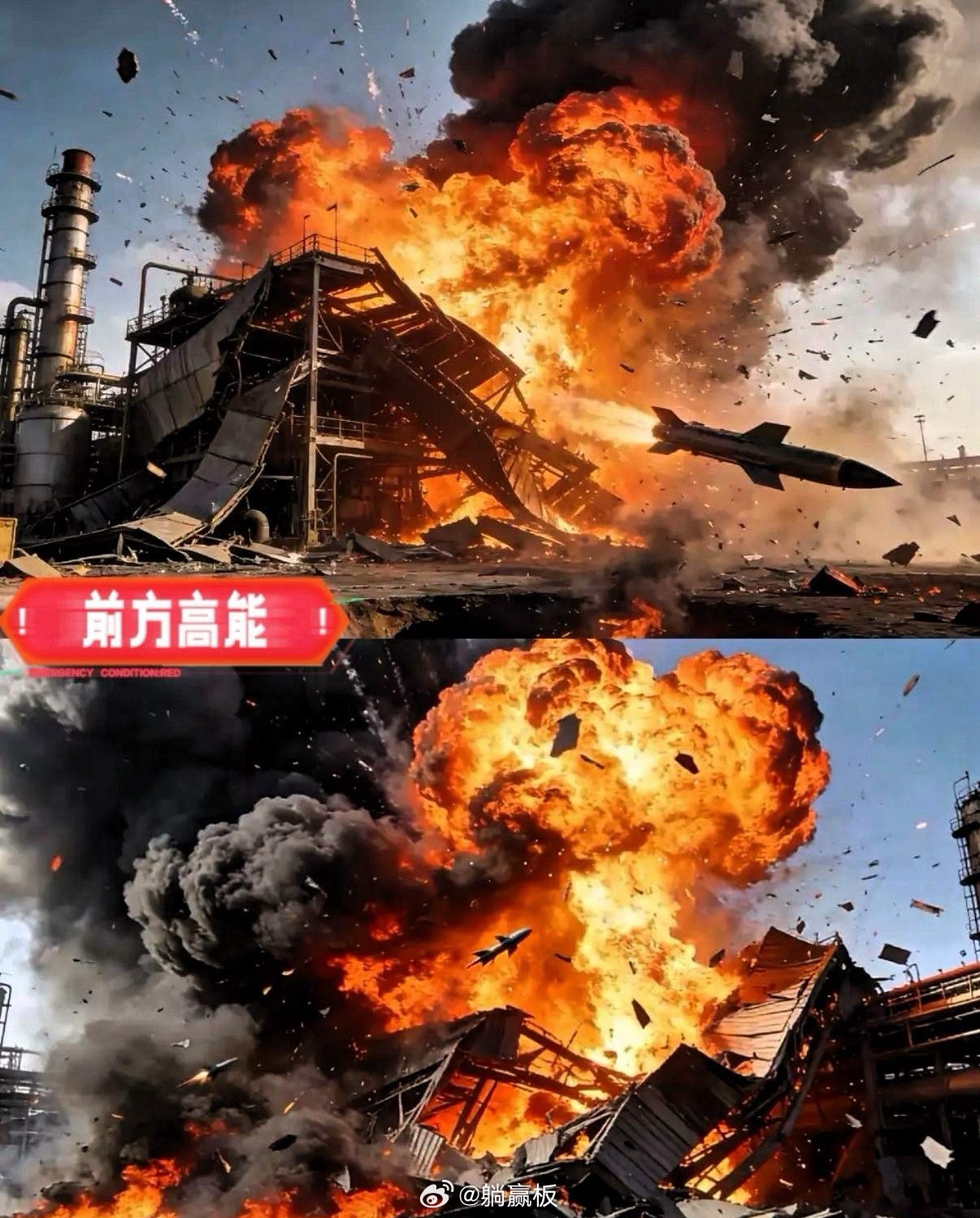 这回是真踢到铁板了！一直以为中东的牌局是单方碾压，结果硬茬子真的出现了。前脚德黑