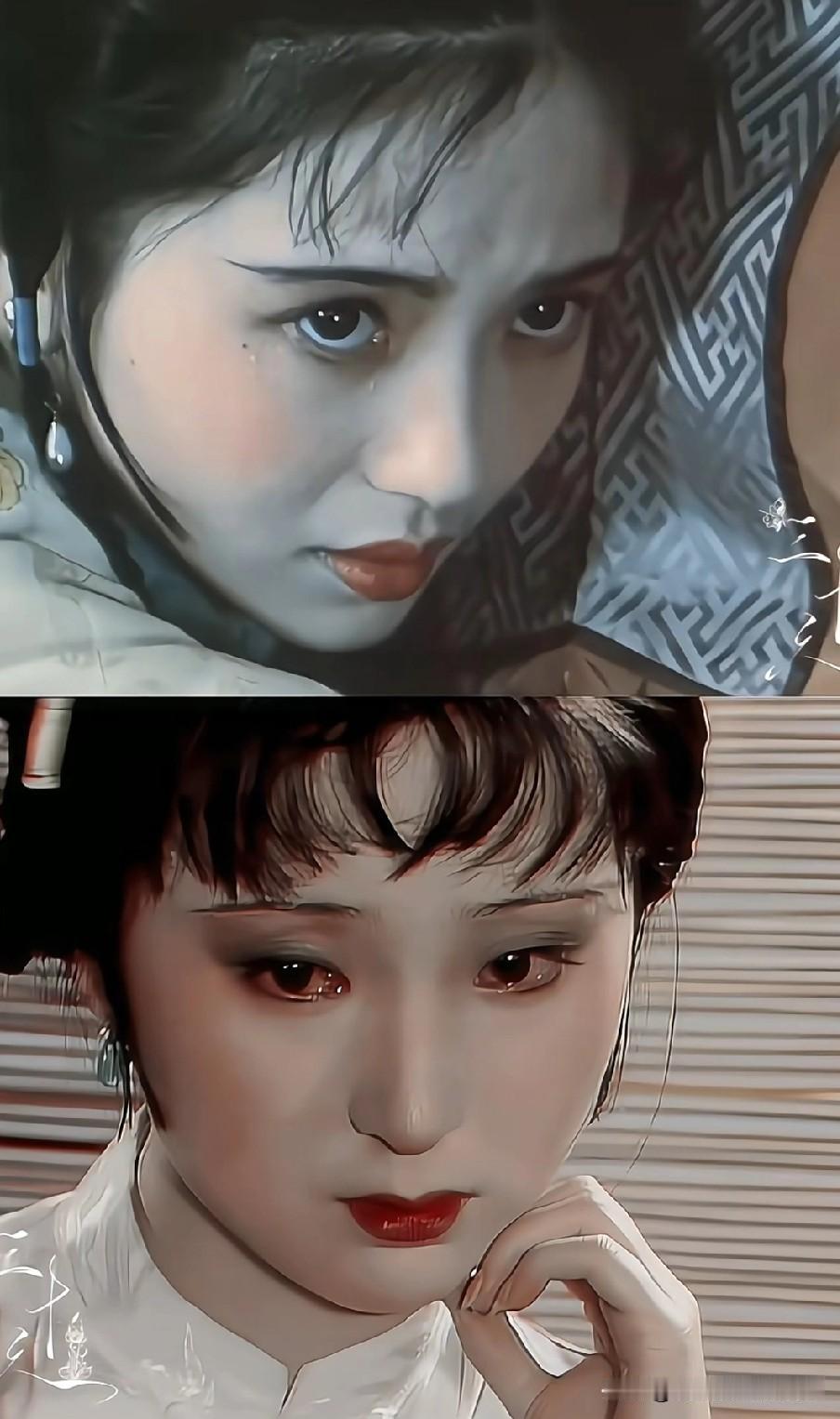 两版林黛玉真的高下立见，至今还是陈晓旭版无可替代！她真的把黛玉演活了——双