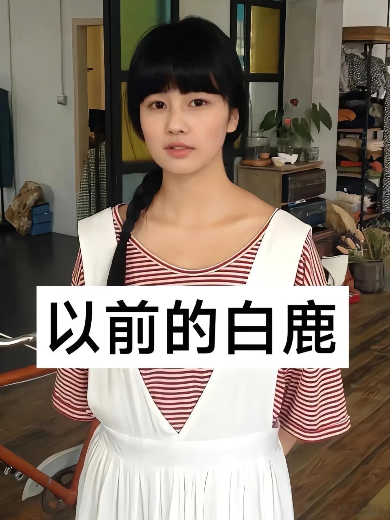 白鹿早期居然是模特？和现在的风格好不一样。