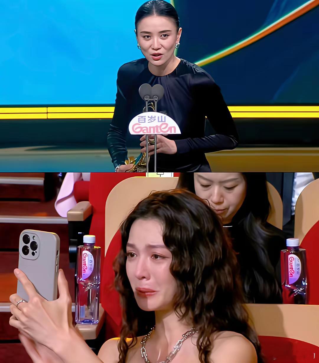 整个白玉兰最激动的不是拿了最佳女主角的宋佳，也不是拿了最佳女配的蒋欣，而是在台下