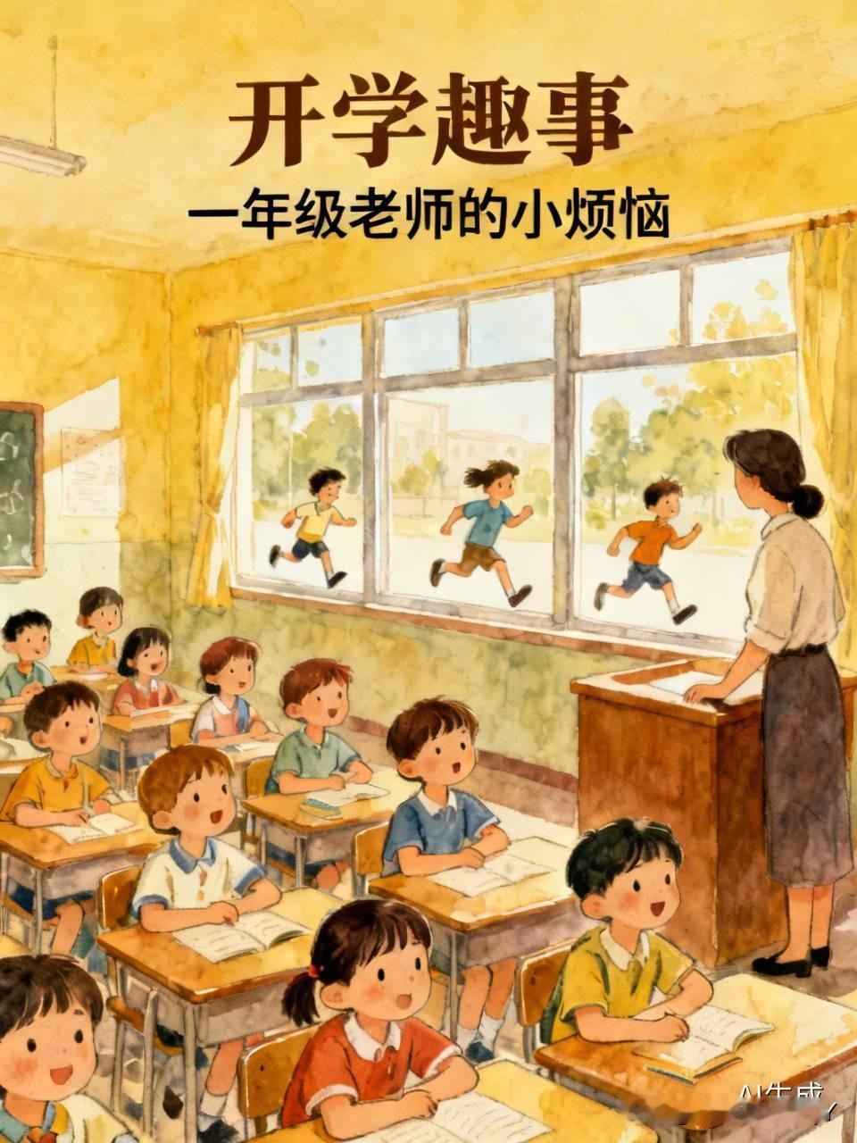 听说刚开学没几天，一年级的老师们都快忙得脚不沾地，快要被逼疯啦。有个老师吐槽自