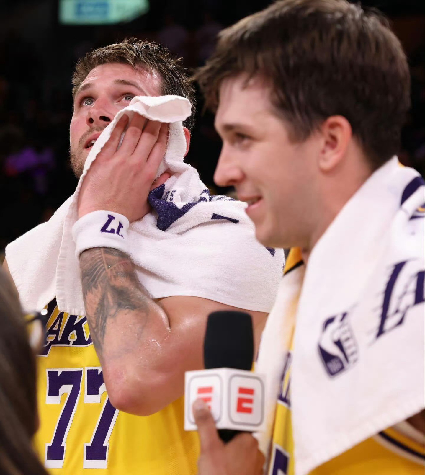 上赛季，浓眉，八村，老詹，小里，电风扇，东契奇，可乐杯，文森特，范德彪，海斯。本