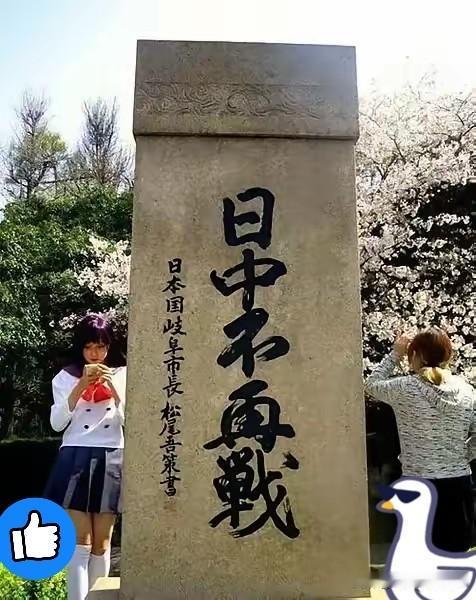 网友们太厉害了[赞][赞][赞]西湖边上那块“日中不再战”碑，是谁立起来的？