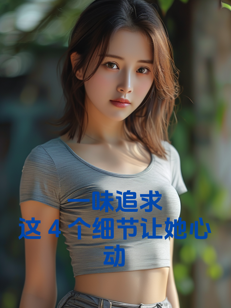 一味追求，这4个细节让她心动！