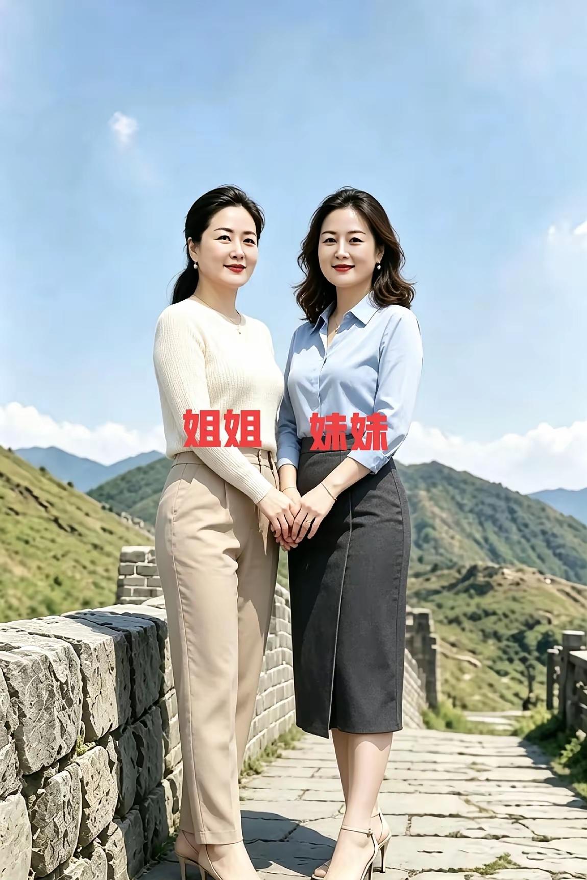 姐妹俩至今未嫁，姐姐57岁，长相普通，妹妹54岁，面容娇好，无需彩礼，有点嫁妆不
