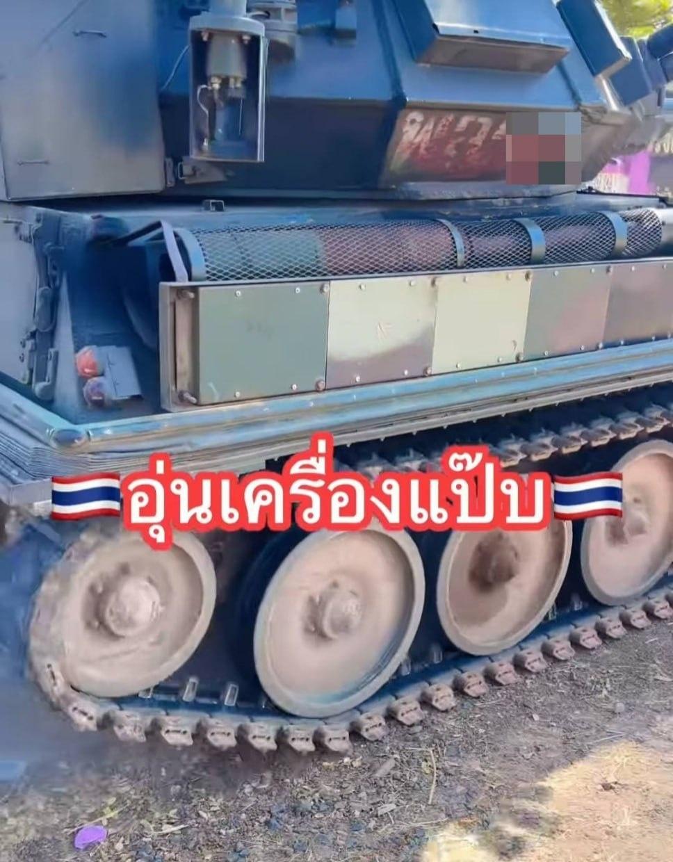 泰国给蝎式轻坦装了VT-4的反应装甲加强防护。BTR-3E1上尽可能地覆盖了原