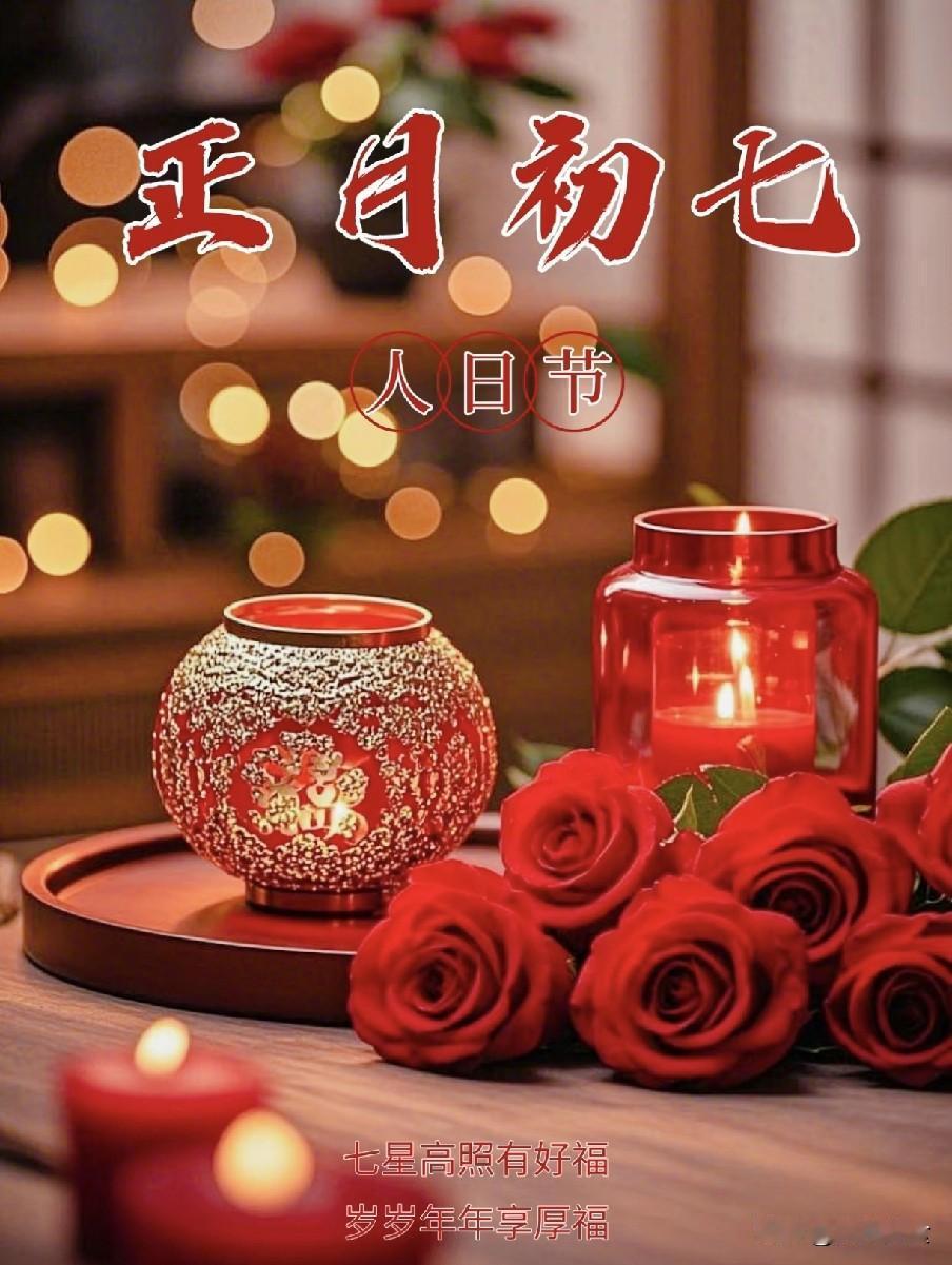 今日大年初七，开春第一天，记得：1要忌，2不宅，3不靠，4要吃今日大年初七，既