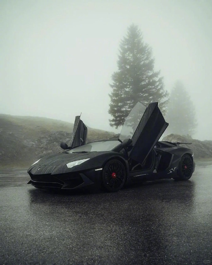 兰博基尼旗下超酷的超级跑车👉AventadorSVSuperveloce可是“
