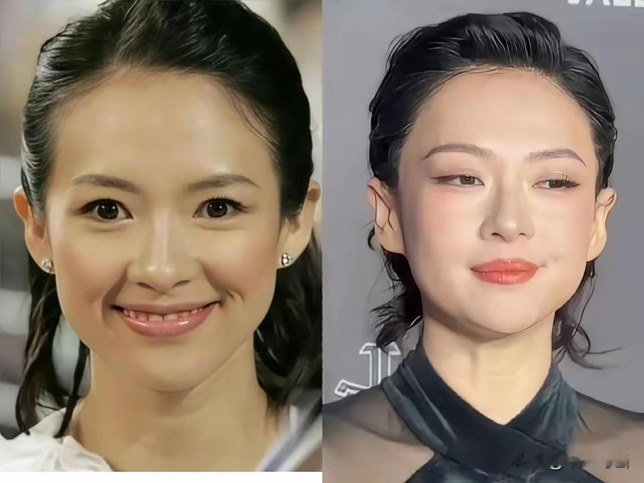 同是影视圈的一级美女，章子怡和利智的面相都变了：一个因为受了婚姻的创伤，变得不自