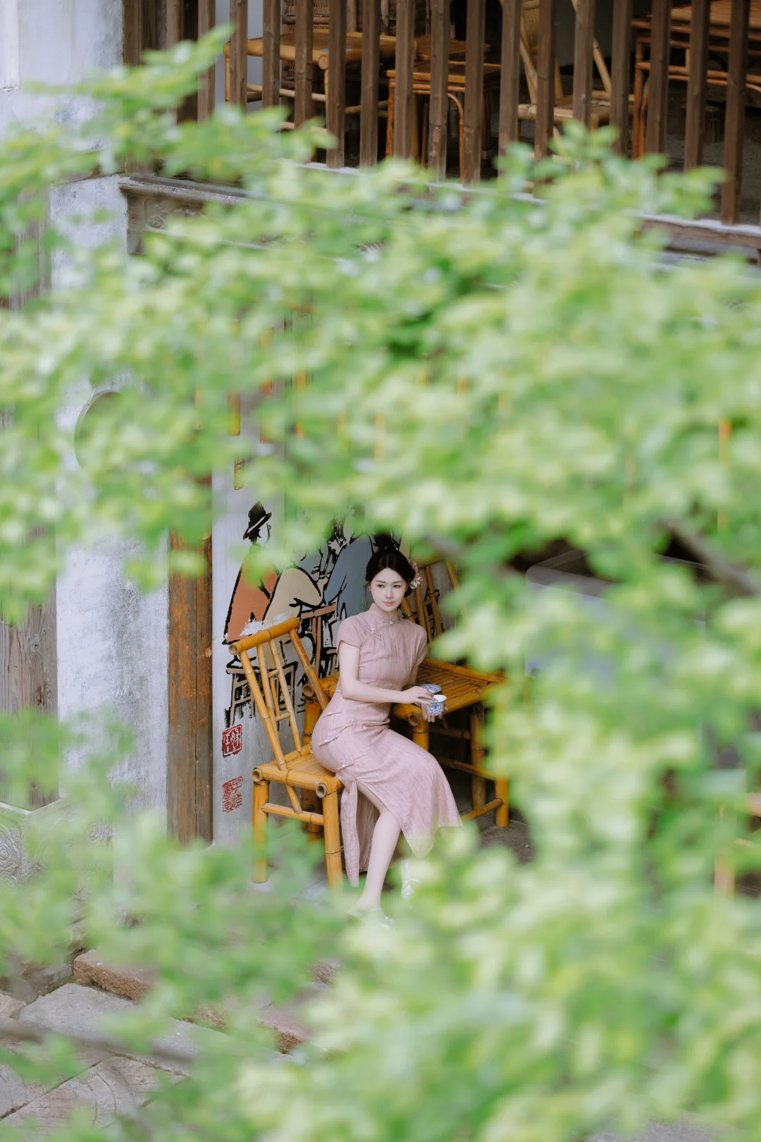 是被绿意包围的夏天🍃濮院古镇旅拍狠荷氏