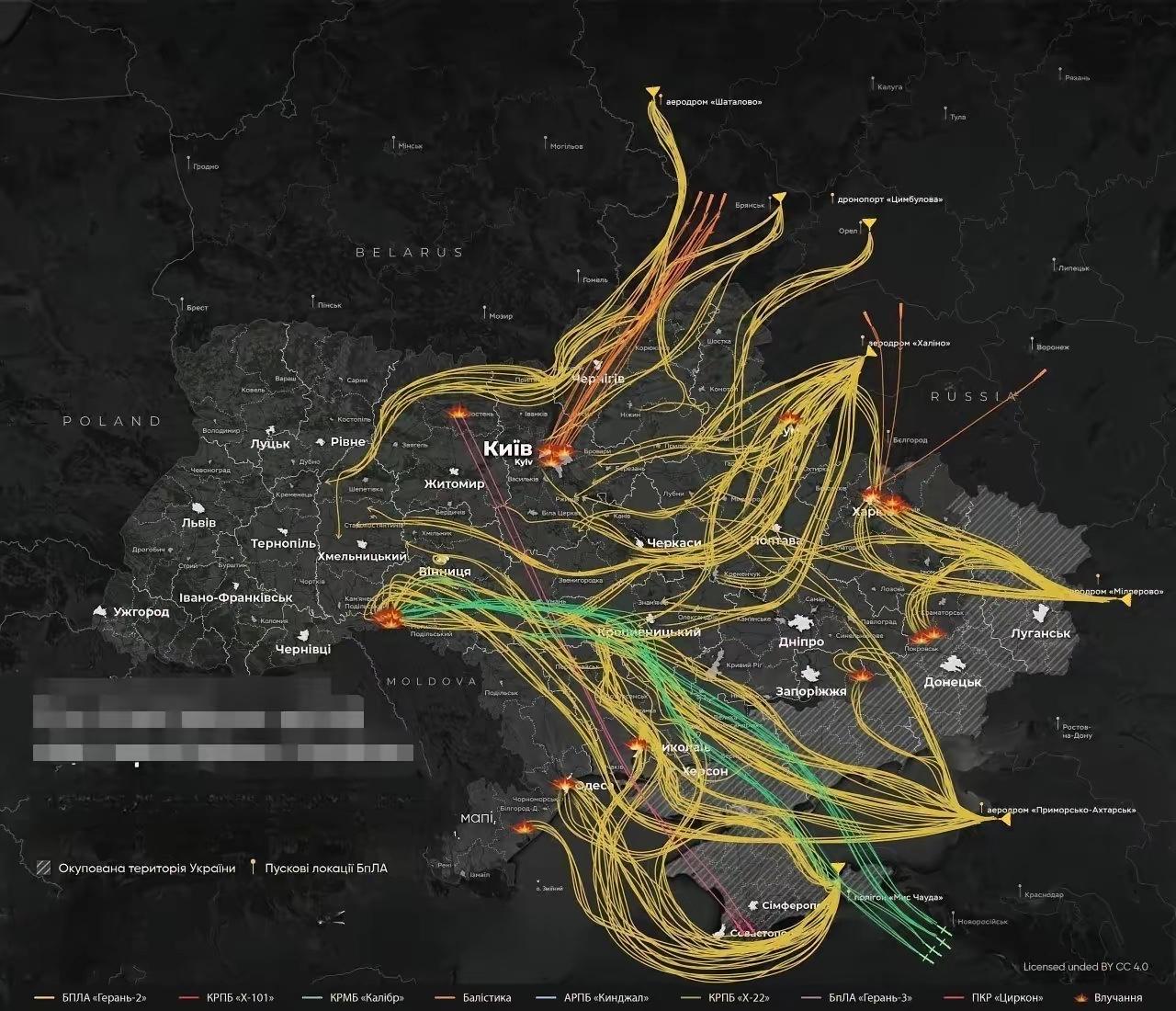 俄军人狠话不多！在乌克兰总参谋部宣布击沉俄军舰后，十多枚由俄海军发射的口径巡航导