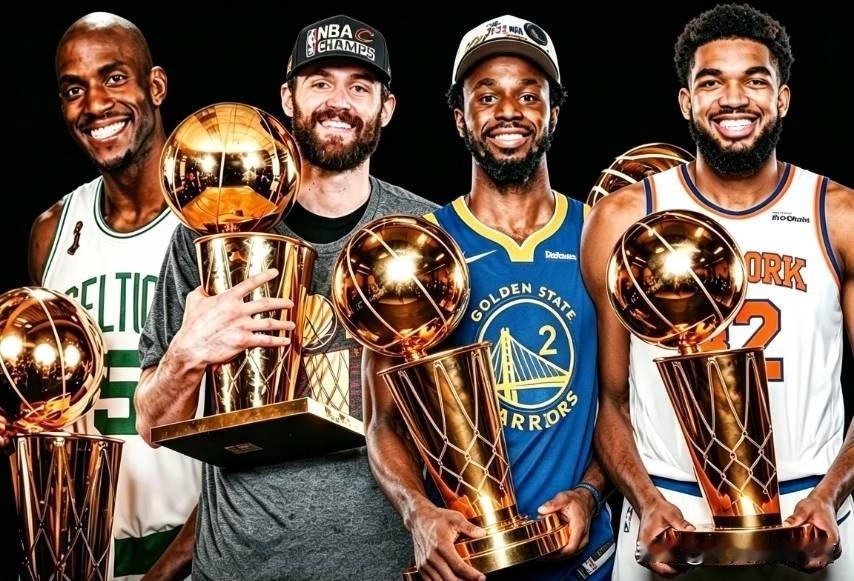 不吹不黑！NBA更换门厅立马兑现天赋夺冠的五大球星！一、凯文·加内特：狼王告
