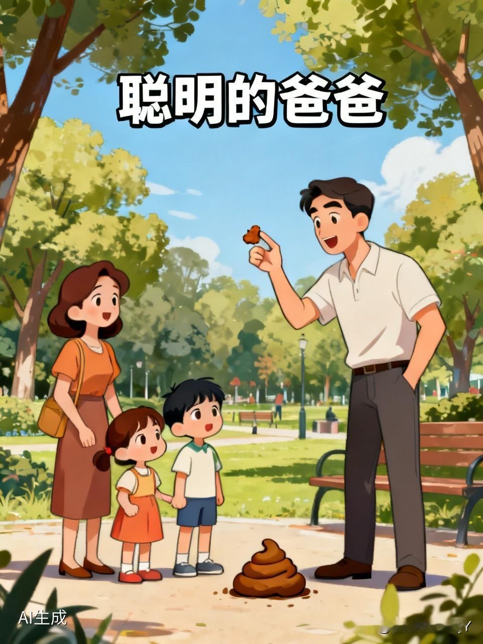 一篇小学生作文《聪明的爸爸》火了。我有个聪明的爸爸。上周六早上，爸爸妈妈和我一