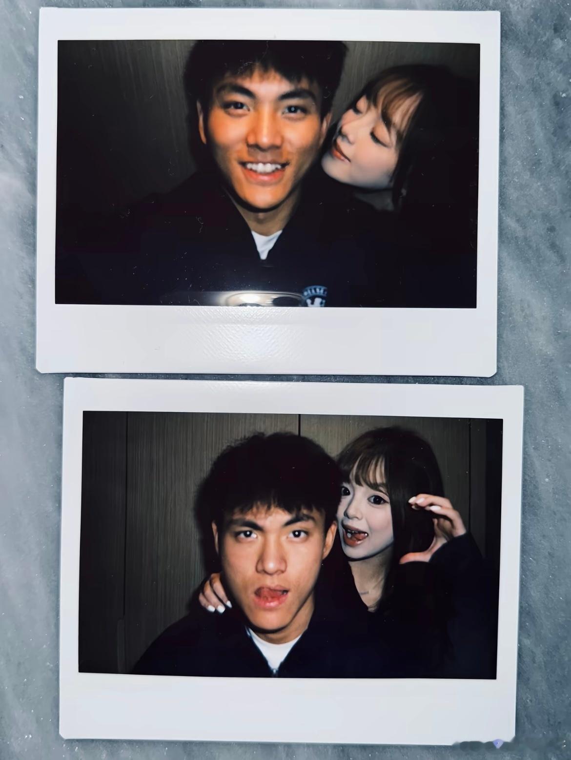 李昊晒女友比心照大大方方的爱才拿得出手