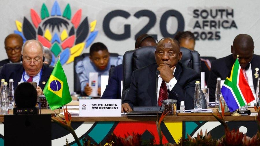 南非退出G20避美国轮值主席南非于上周在瑞士达沃斯（Davos）举行的世界经