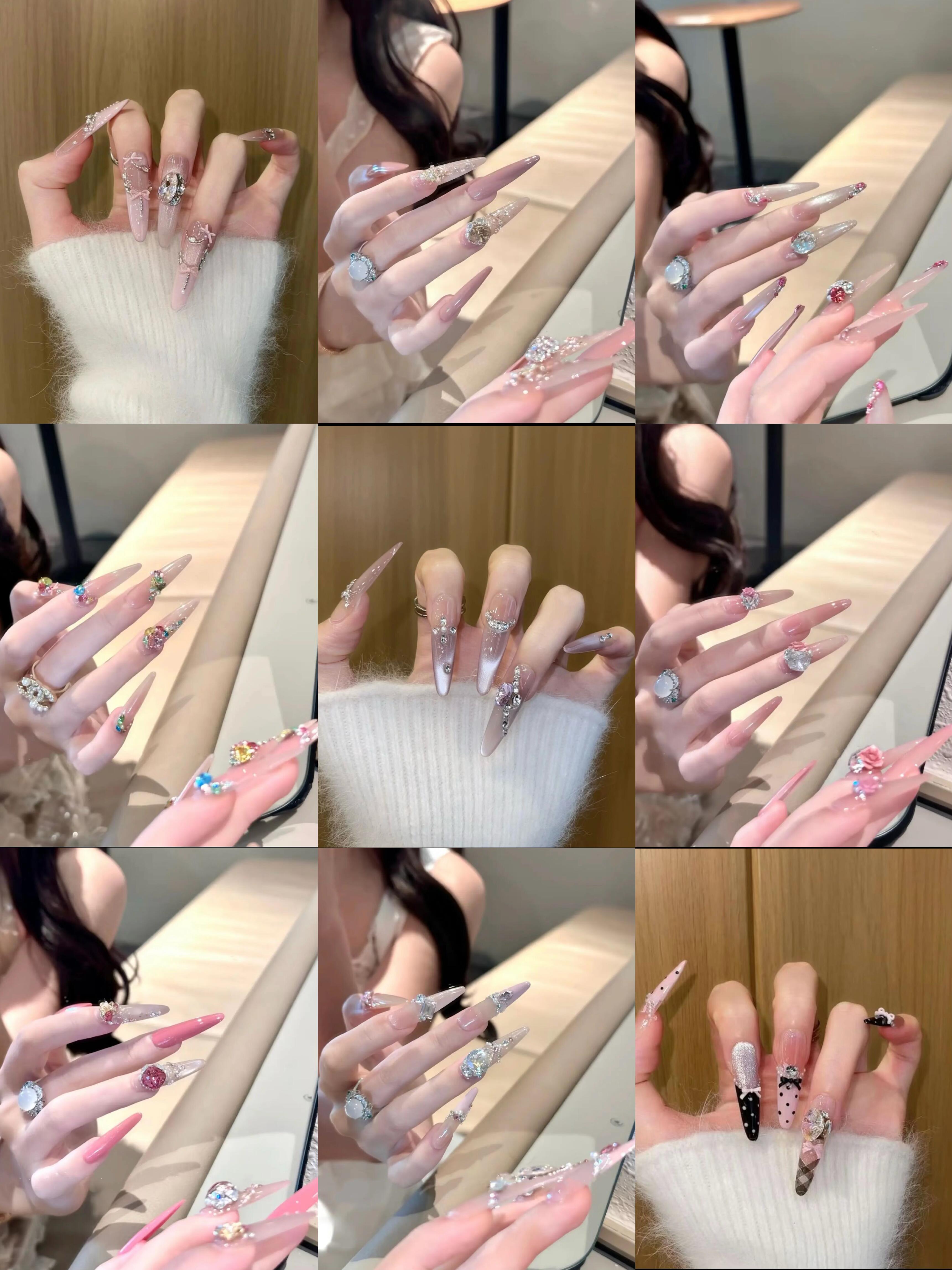 私藏一些美女味很浓的美甲🤍​​​