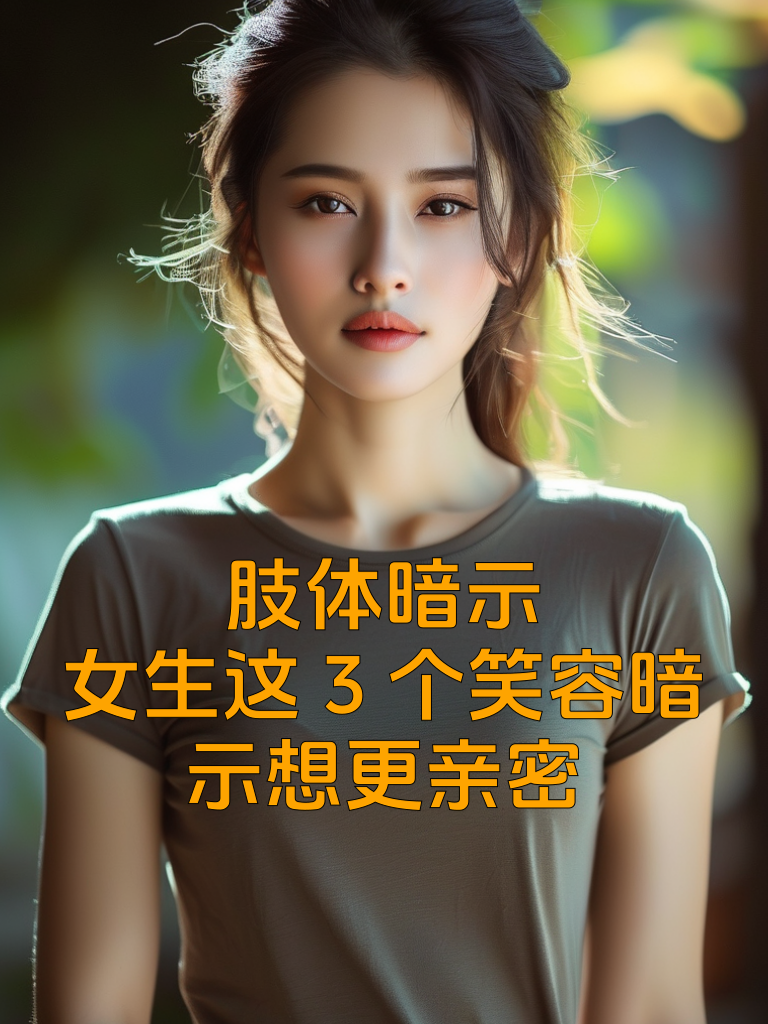 肢体暗示！女生这3个笑容暗示想更亲密