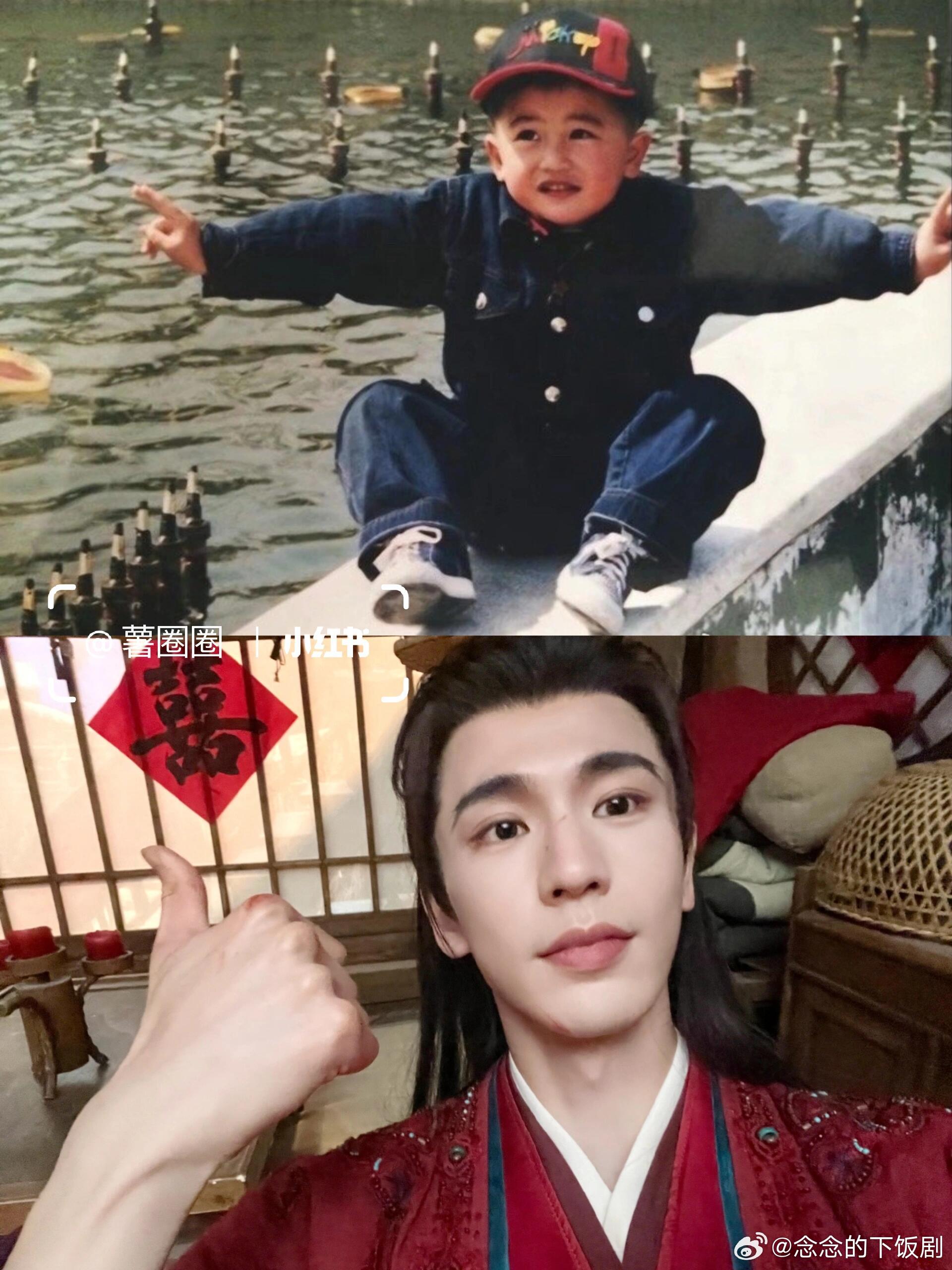 逐玉官方考古《逐玉》三对CP童年照，全员等比例长大张凌赫‖田曦薇‖邓凯‖孔雪儿