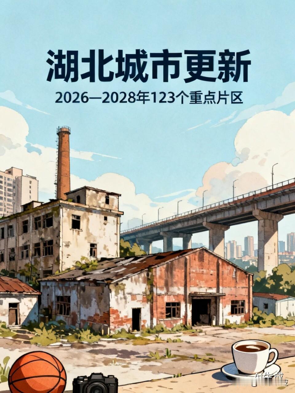 湖北官宣：2026—2028年更新123个重点片区，文旅成“标配”，你家门口要大